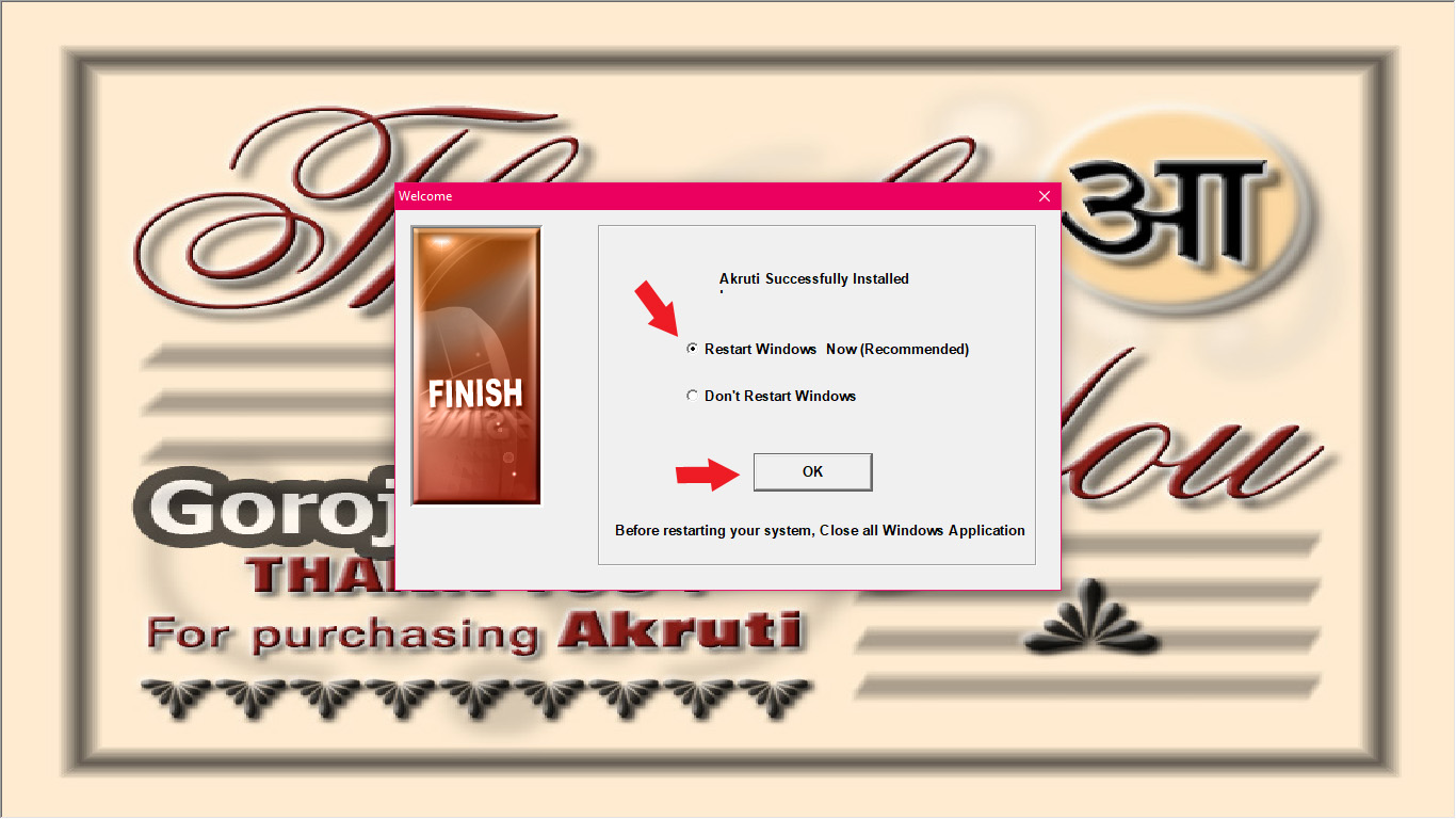 Akruti Hindi software download, free For Windows 7